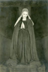 La Pomme d'Or (Donnet/Rambert, 1917): Marie Rambert as Fiammetta in Scene 1. Photo © Mania Pearson. MR/03/02/09