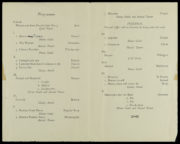 Inside pages of the programme for 'An Evening of Dancing by Diana Gould assisted by Harold Turner' at the Maddermarket Theatre, 8 October 1928. RDC/MA/04/01/0006