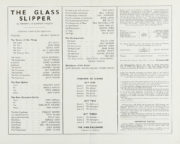 The Glass Slipper: detail of the programme for 22 December 1944. RDC/MA/04/01/0141